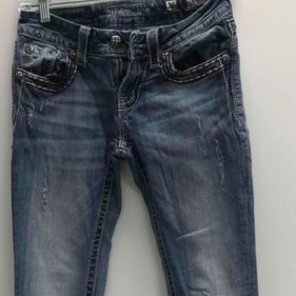 Miss Me Bootcut Jeans #II Size 26 - Picture 1 of 5